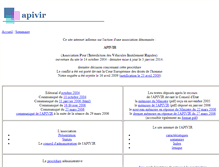 Tablet Screenshot of apivir.org